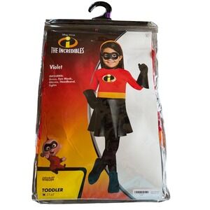 Spirit Halloween The Incredibles Violet Toddler Costume 5T-6T New Disney Pixar